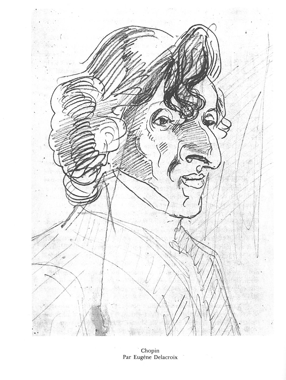 Chopin par Eugne Delacroix.
